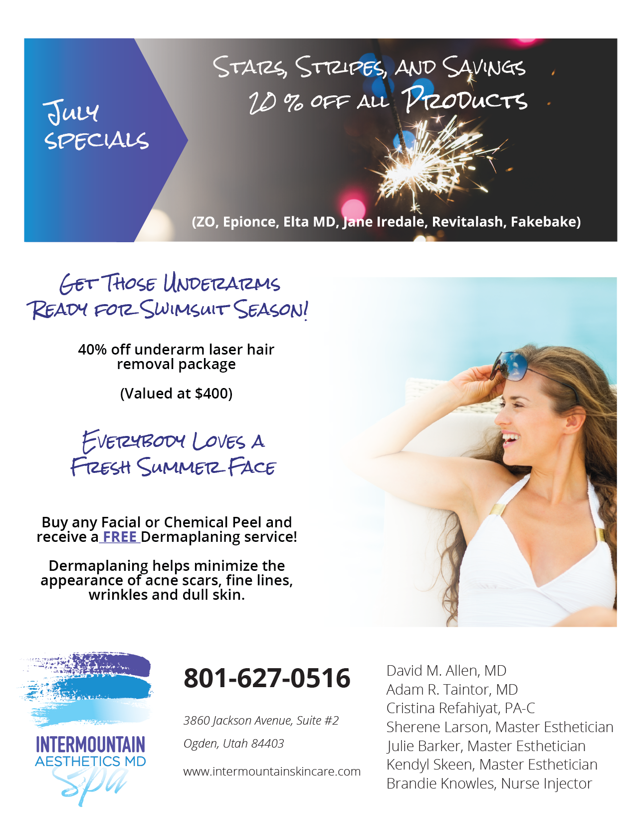 Special Offers | Allen-Taintor Dermatology | Ogden Utah